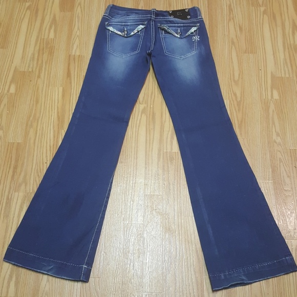 Miss Me wide leg Boho silk lined - Picture 2 of 5